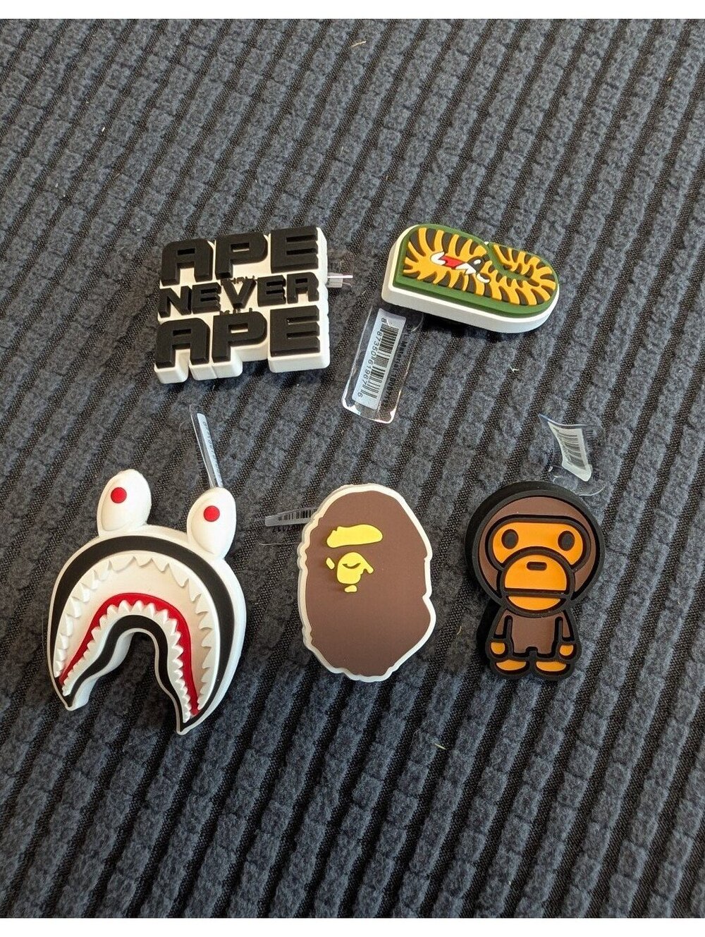 Bape croc charms